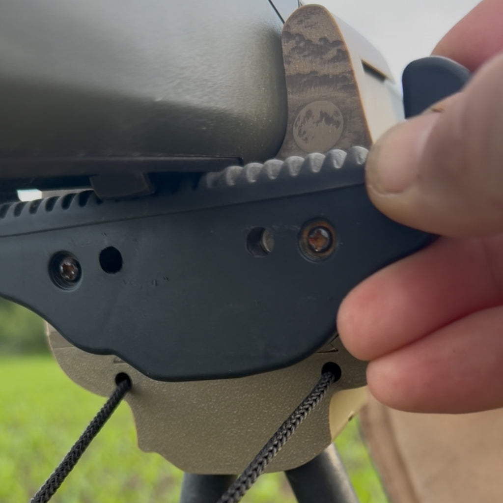 Adaptador para bastón de tiro para apoyo de rifle Päng