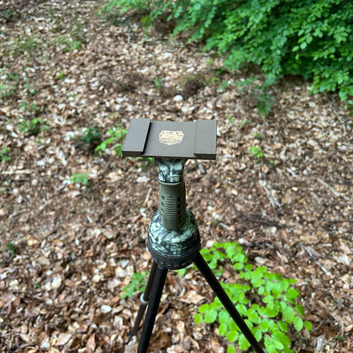 Schießstockadapter montiert auf Primus Hunting Trigger Stick (Gen3)