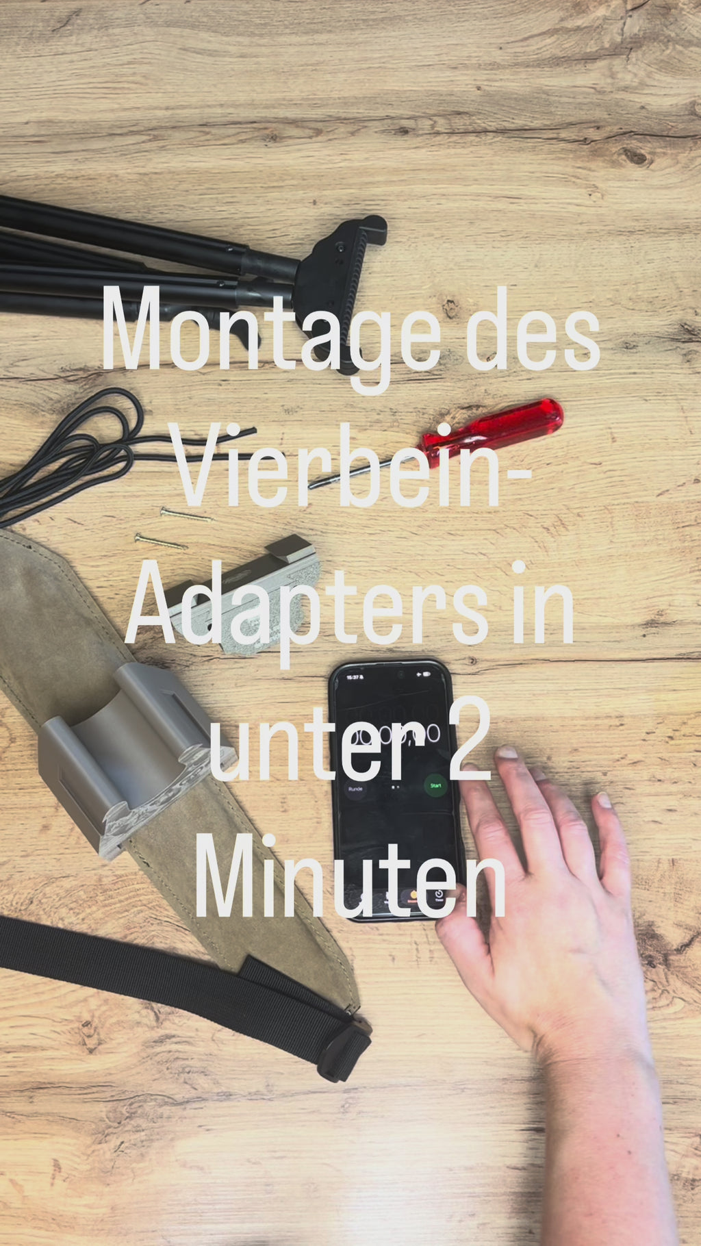 Schießstockadapter "Vierbein" - Zubehör für Gewehrauflage PÄNG